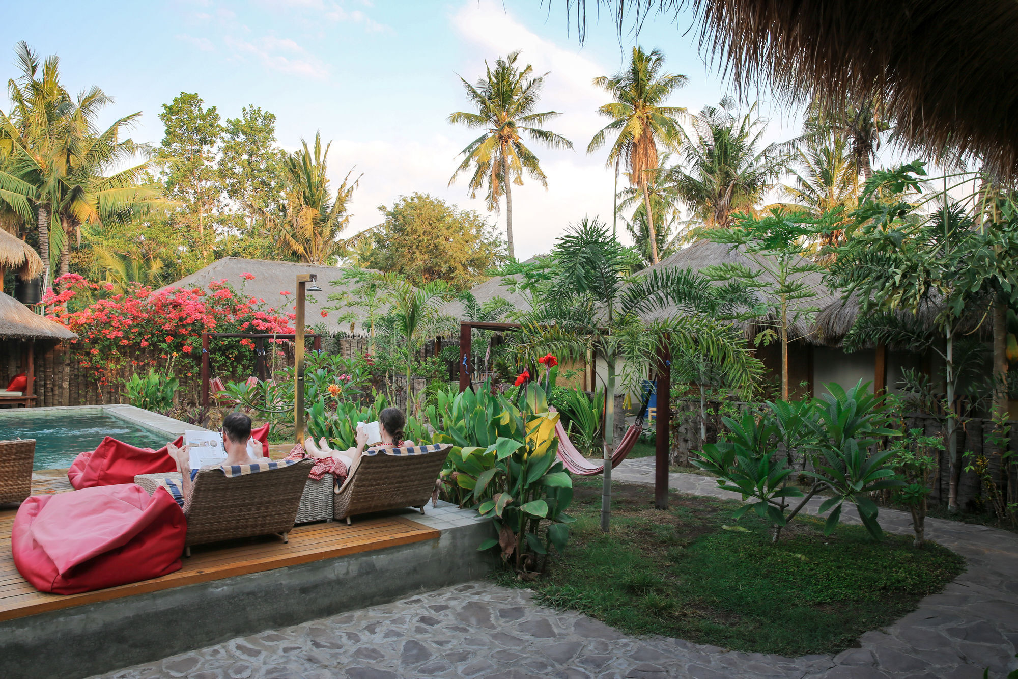 3W Cottages And Villas Gili Air Dış mekan fotoğraf